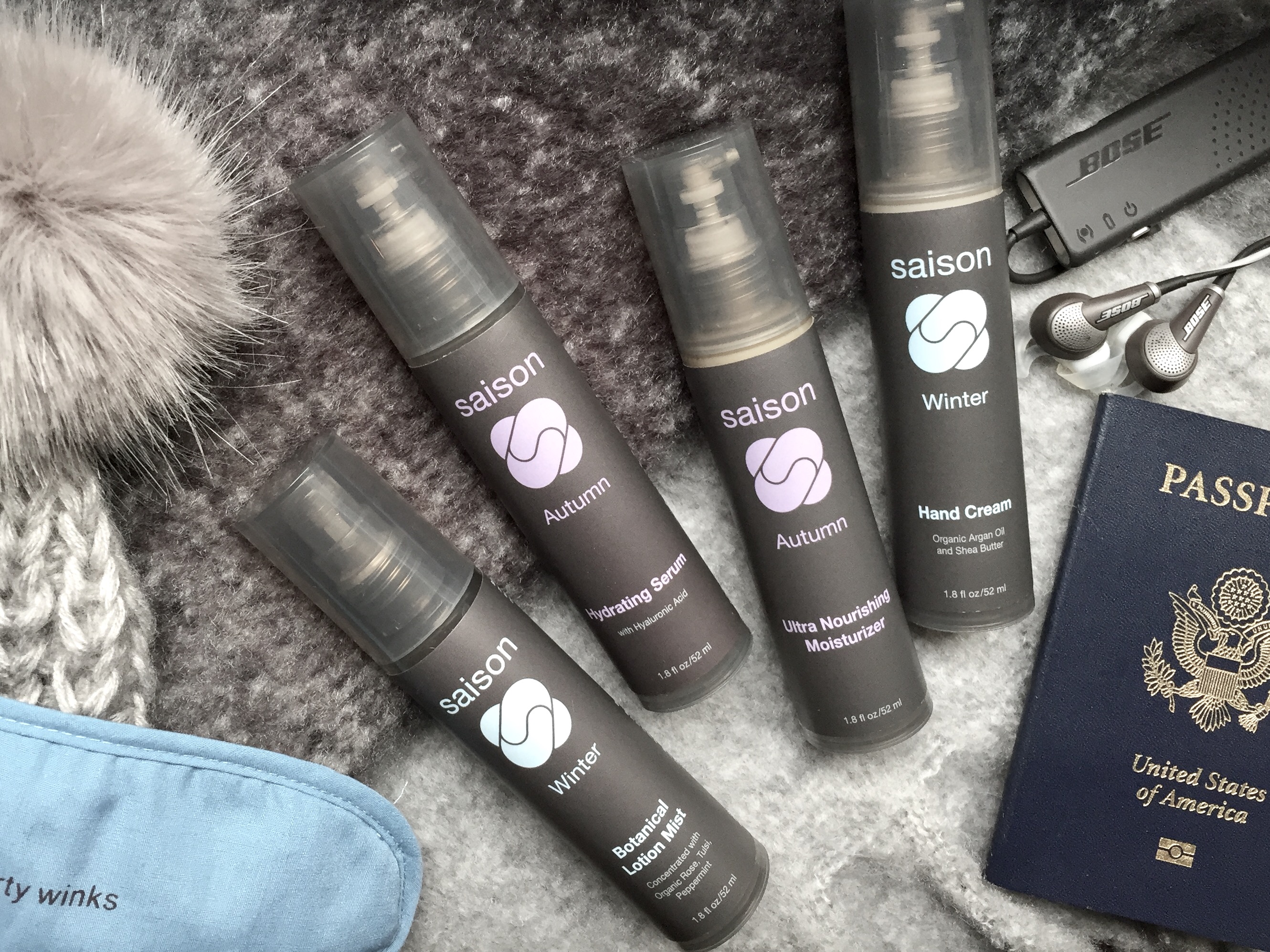 Plane Travel Essentials | Saison Organic Skincare